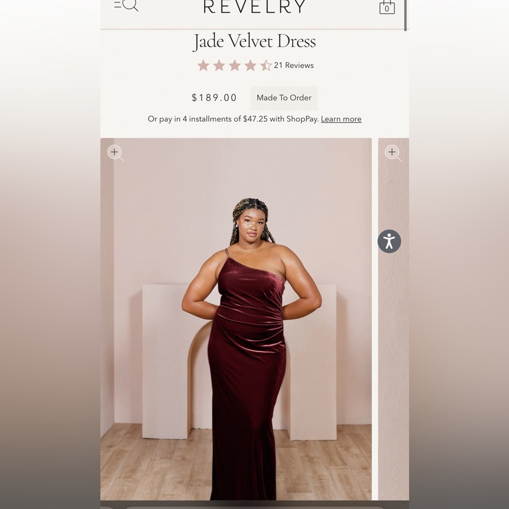 Revelry Jade Velvet Dress